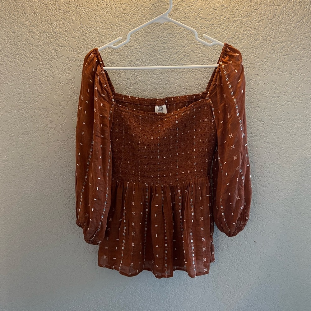 Good Hart Matilda Jane Smocked Blouse